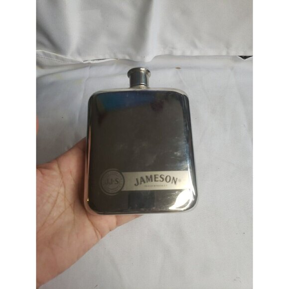 John Jameson & Son Vintage Limited 6oz Irish Whiskey Flask JJ&S Screw Top - Picture 4 of 16